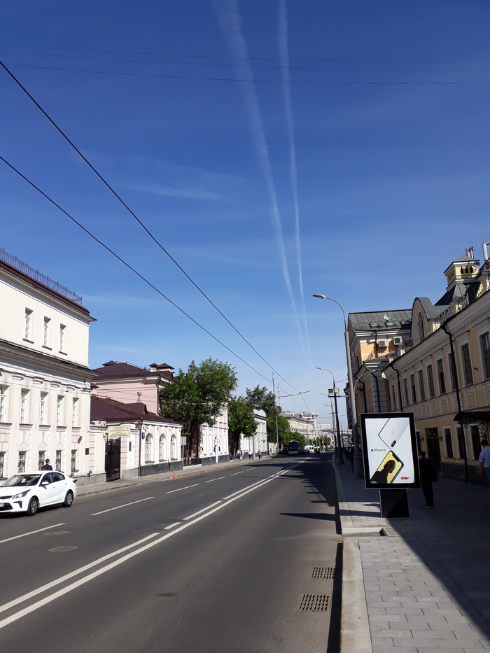 Двойная двойная - Моё, Двойная разметка, Москва