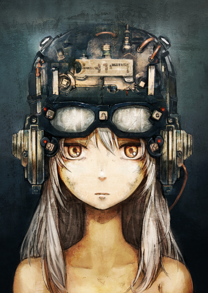 Cyberpunk Anime Art, , Original Character, Toi