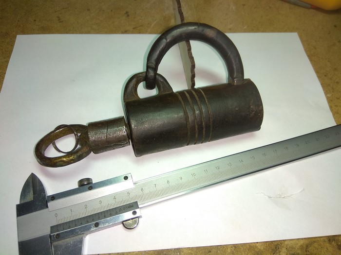 screw lock - Forging, Longpost, My, Lock, Old man