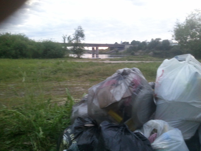 In the footsteps of a chistoman... or my 2 hours. - My, Garbage, Chistoman, Pskov, Longpost