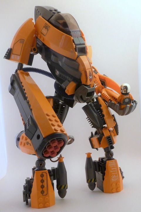 Lego mech - Lego, Mech, The photo, Longpost, Fur