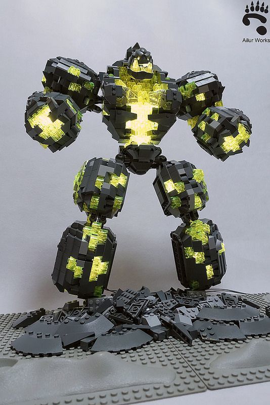 Lego mech - Lego, Mech, The photo, Longpost, Fur