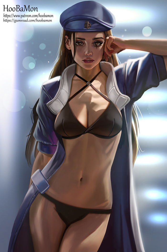 Ana amari - NSFW, Overwatch, Ana amari, , Art, Hoobamon, Strawberry, Longpost