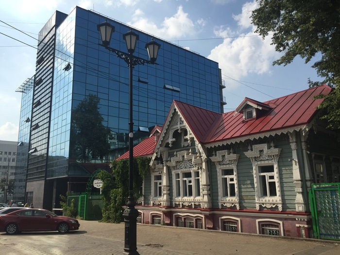 Old and new - My, Permian, House, Ivan Turgenev, Architecture, Cityscapes, The photo, Street photography