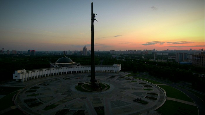 Немного запрещёнки - Моё, Москва, Парк Победы, Квадрокоптер, Закат, Фотография