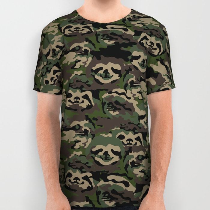 Camouflage for the League of Sloth - The photo, Cloth, T-shirt, Camouflage, Sloth, Longpost, League of Leni, Reddit