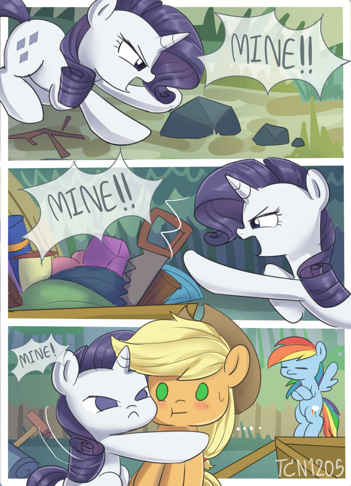 Всё моё! - My Little Pony, Rarity, Applejack, Rainbow Dash, MLP Season 8, Шиппинг, MLP Lesbian