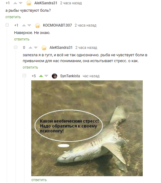 Pain is better - Comments on Peekaboo, Screenshot, Shark, Pain, Mat