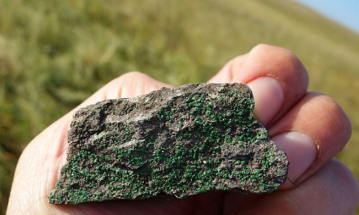 One of the trips to the South Urals - My, Malachite, Azurite, Zircon, Field, The photo, Longpost