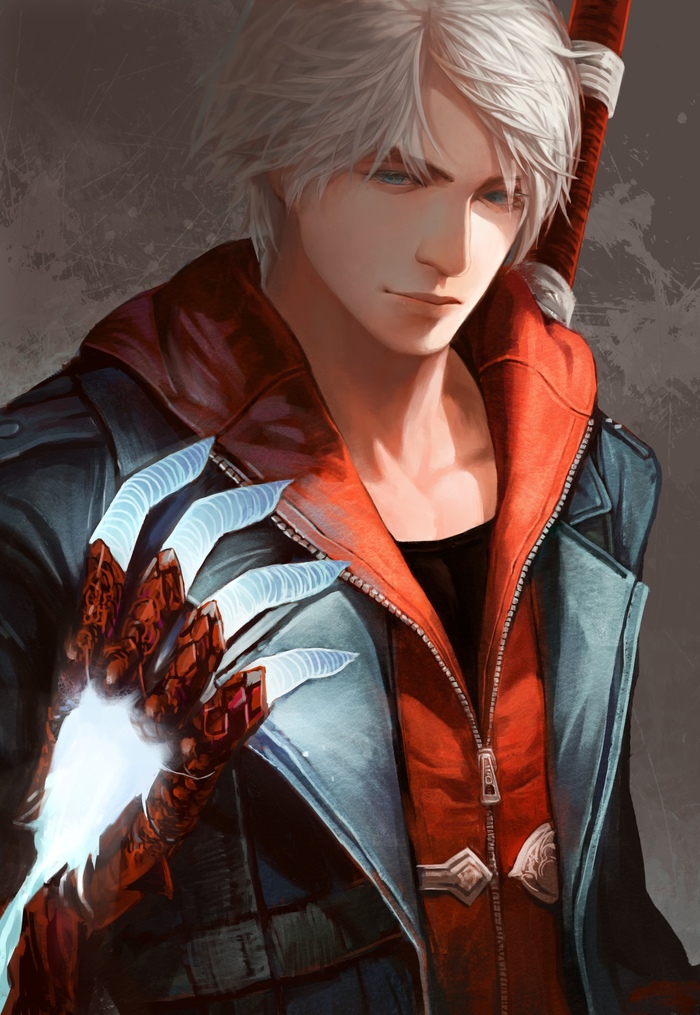 In honor of the announcement of devil may cry 5 a selection of art - Nero, Nero, Art, Games, Dmc, Devil may cry, Longpost