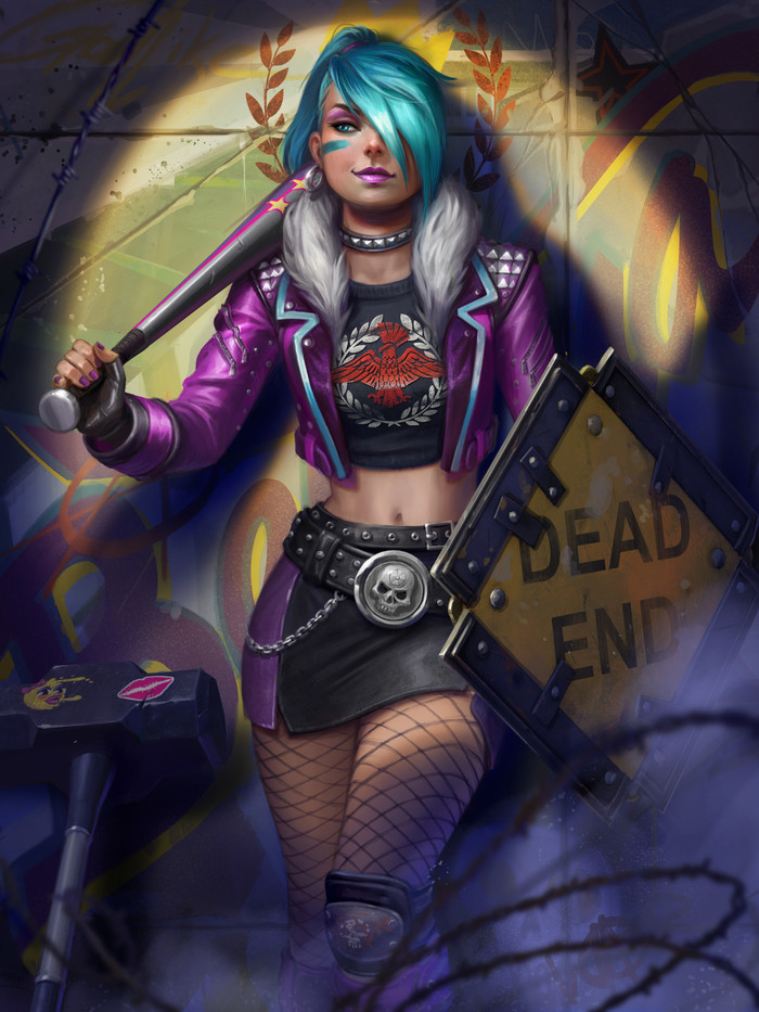 Defiant Bellona - Art, Drawing, , Smite, 