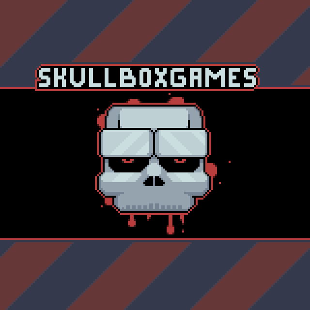 Logo for the VK group. - My, Pixel Art, Scull