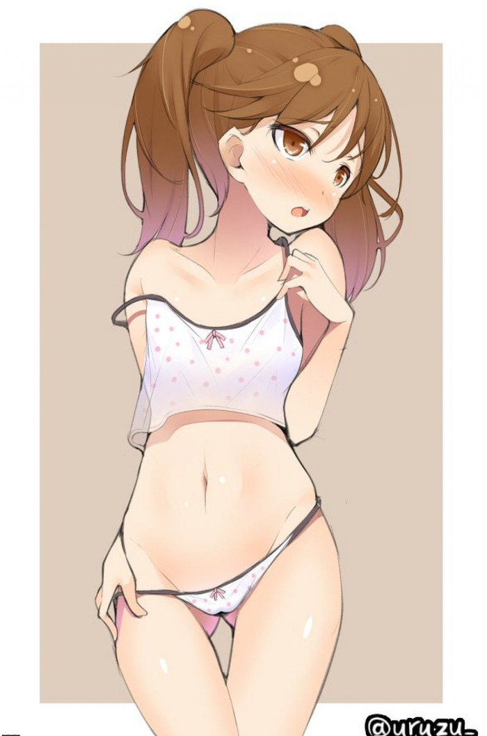 Ryuujou - NSFW, Kantai collection, Ryuujou, Delicious flat chest, Anime art, Anime