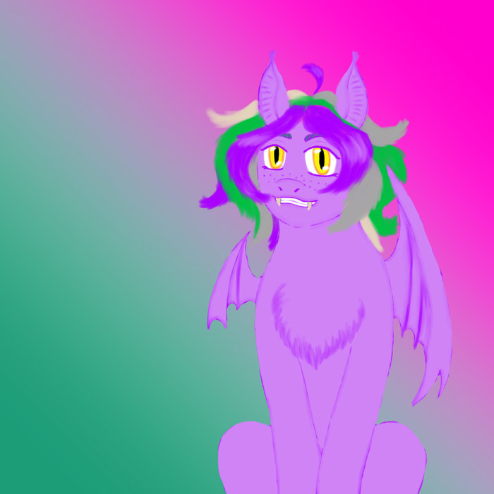 Hey... - My, My little pony, Original character, Batpony