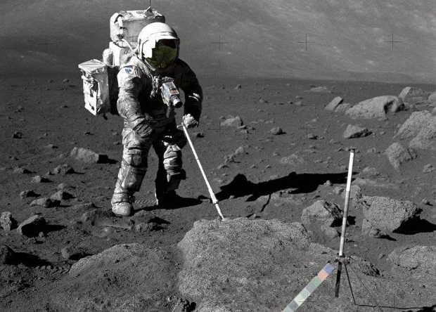 Astronaut and rover footprints warm the moon - The science, news, Astronomy, moon, Astronaut, Footprints, Space