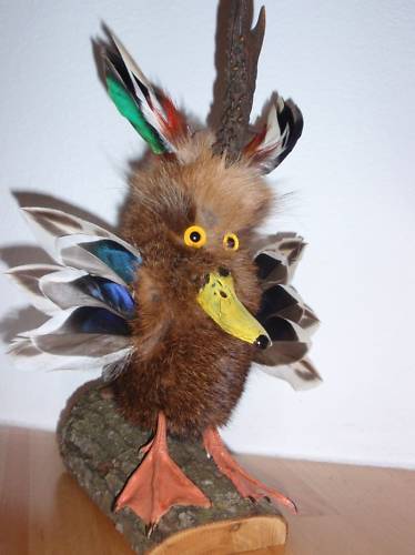 Crappy taxidermy #2 - , The horrors of taxidermy, Scarecrow, Taxidermy, Longpost