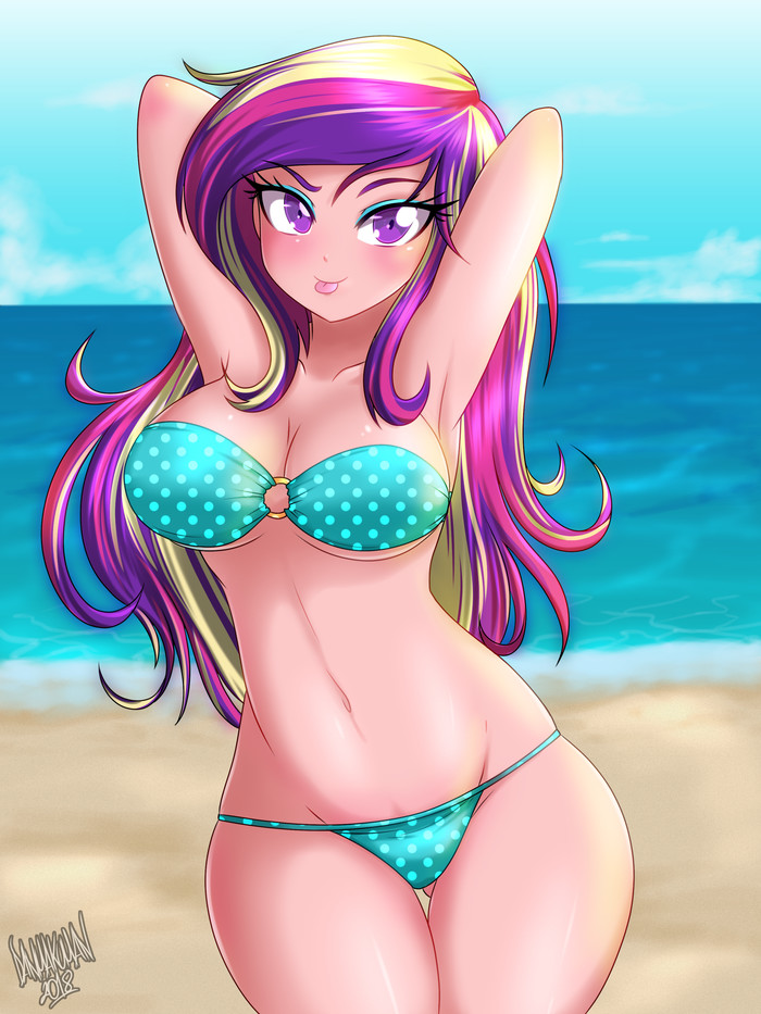 Sun. - My little pony, Humanization, Princess cadance, Danmakuman, MLP Edge