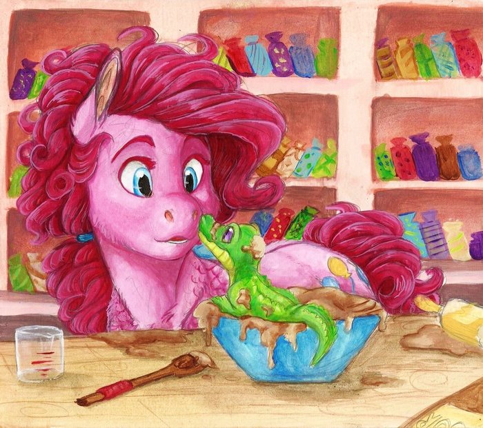 Silly Gummy! My Little Pony, Pinkie Pie, Gummy, Earthsong9405