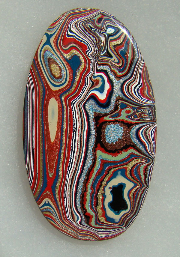 Rainbow Fordite: how artificial agate appeared due to the oversight of workers - Fordit, A rock, Paints, Artificial stone, Longpost