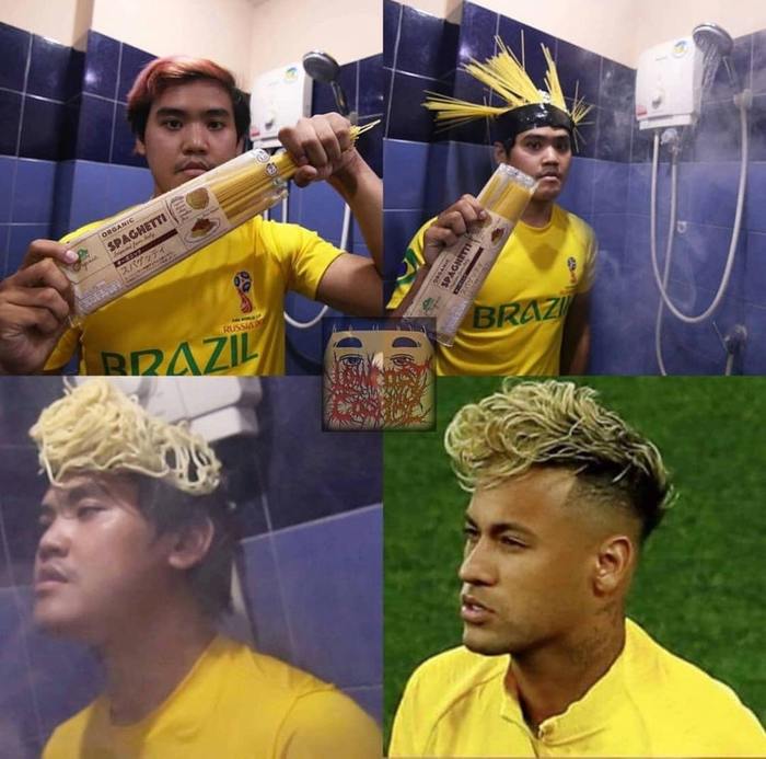 Macaroni cosplay - Cosplay, Pasta, Lowcost cosplay, Neymar Junior