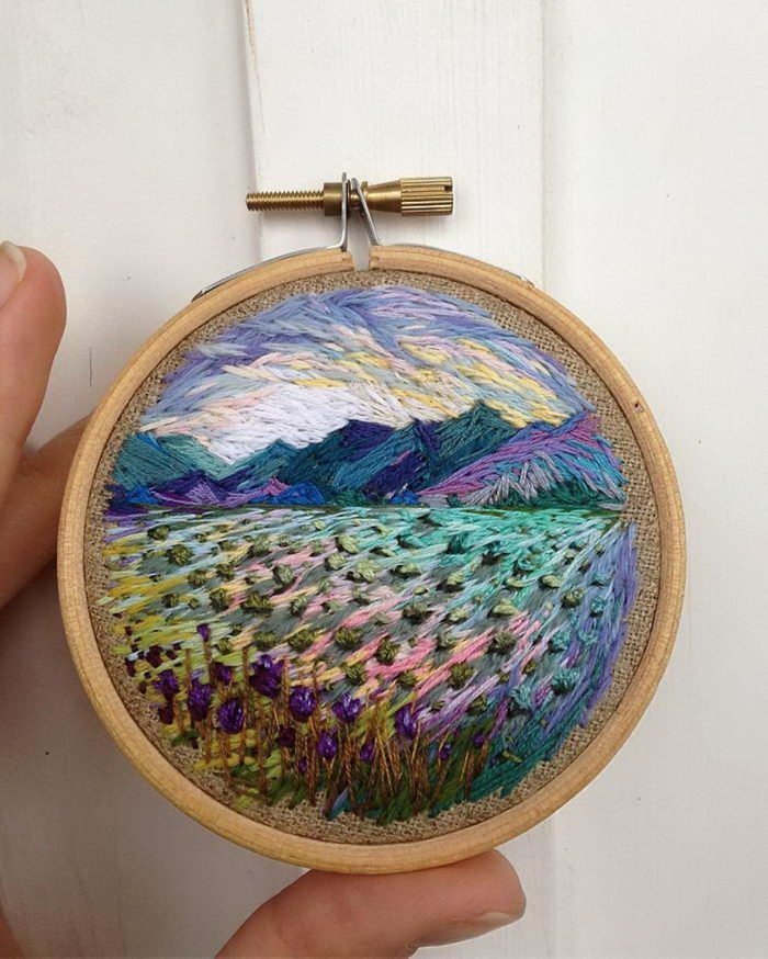 Embroidery by Vera Shimuniya. - Embroidery, Creation, Needlework without process, , , Longpost