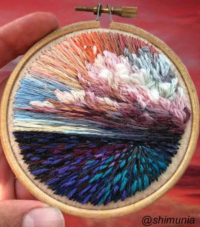 Embroidery by Vera Shimuniya. - Embroidery, Creation, Needlework without process, , , Longpost