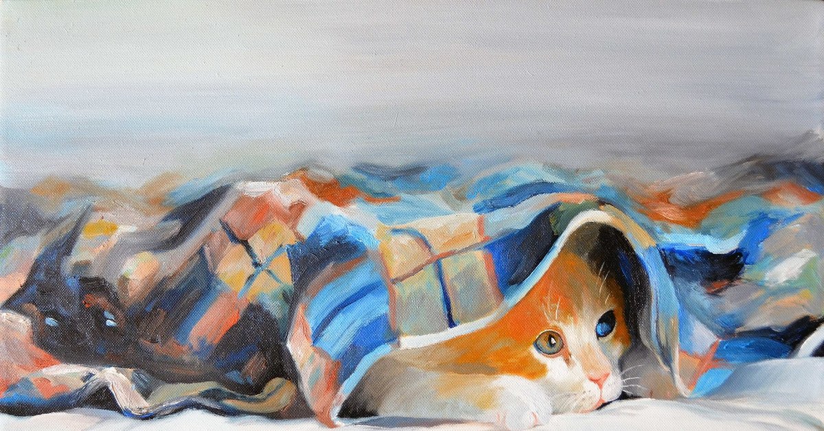 художник лобзев дмитрий коты. скомканное одеяло. спящие на картинах художников. коты в живописи. девочка кормит лошадь.