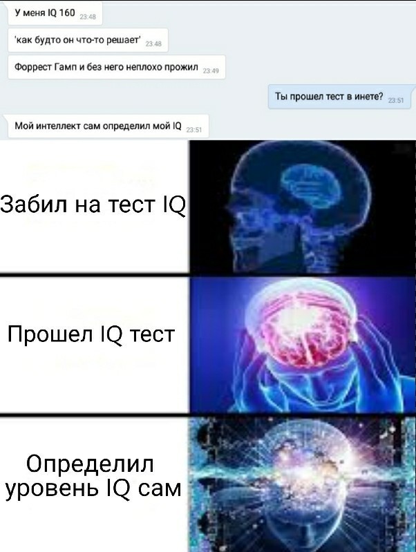 IQ 160 - IQ, IQ тест, Переписка