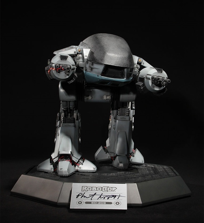 Please put down your weapon. You have 20 seconds to comply. Ed-209, ,  , , , , 