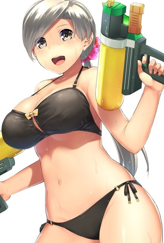 Chitose - Kantai collection, Chitose, Boobs, Summertime, Anime art, Anime, Summer