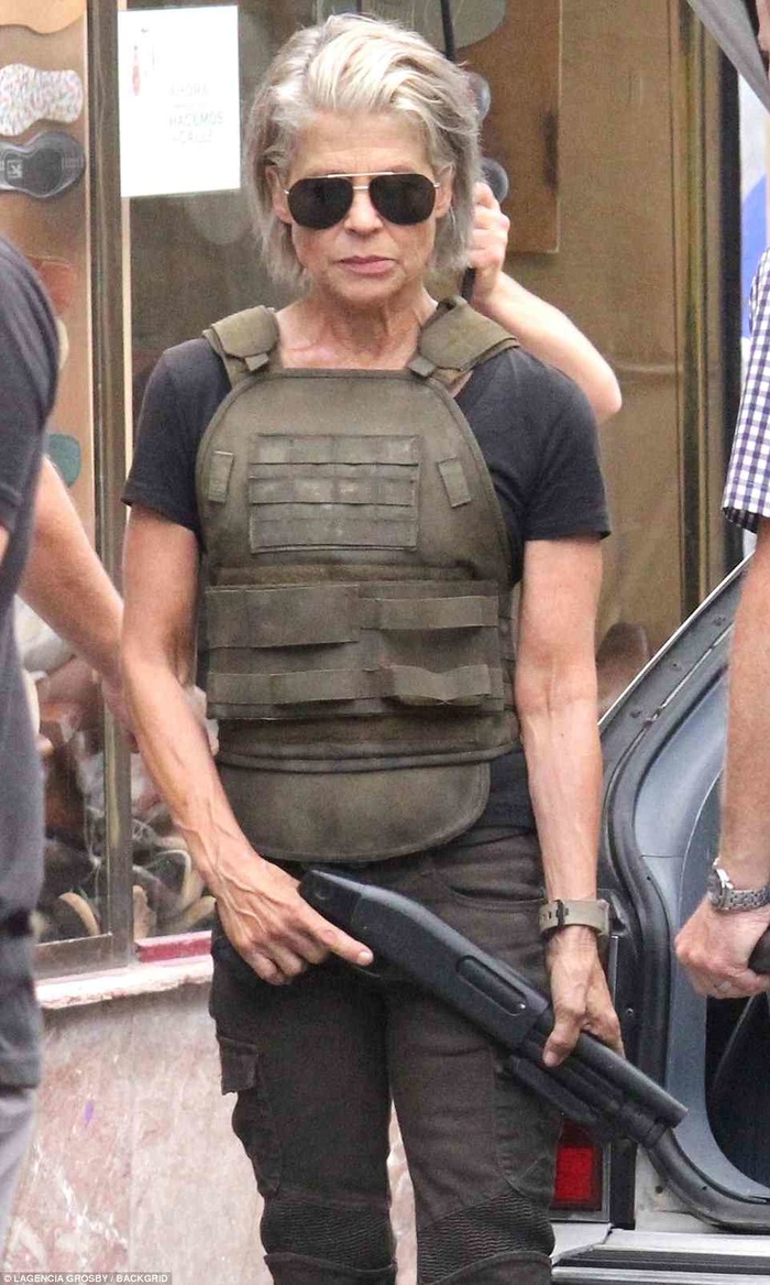 Sarah Connor is back: Linda Hamilton on the set of the new Terminator - Terminator, Sarah Connor, Linda Hamilton, Longpost