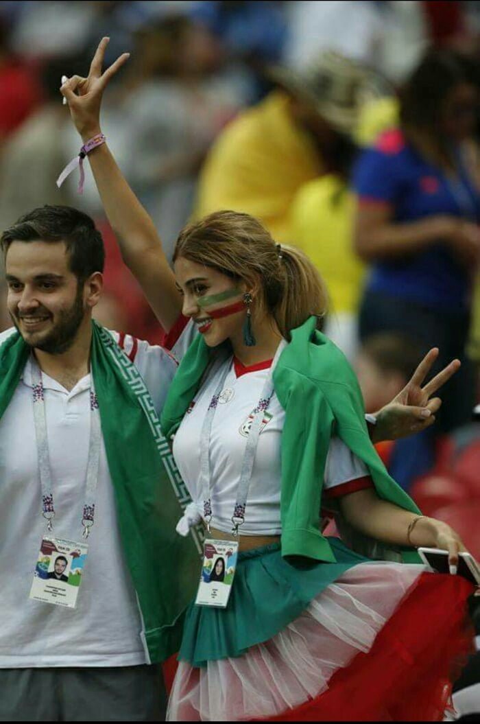 At the World Cup in Russia, you can feel relaxed - Beautiful girl, Hijab, Soccer World Cup, Reddit, Iran, Fan ID