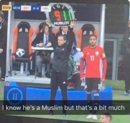 I know he's a Muslim, but that's too much - Coincidence, Soccer World Cup, Translation