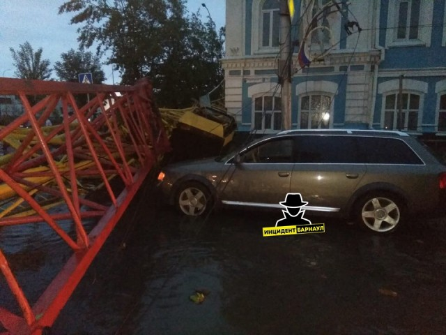 A hurricane swept through Barnaul - Barnaul, Hurricane, Video, Longpost