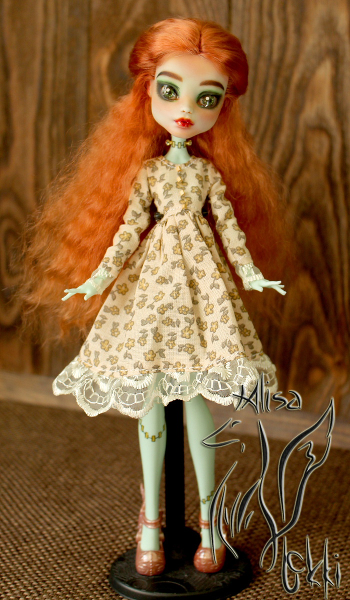 New girl - My, Jointed doll, Ooak, Monster High, beauty, Redheads, Longpost