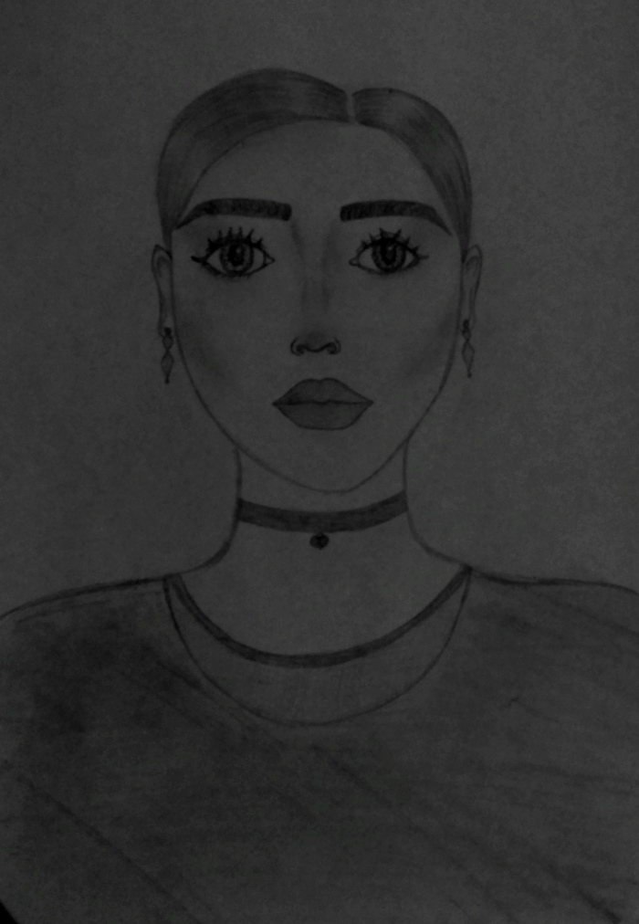 Thoughts - Drawing, Portrait