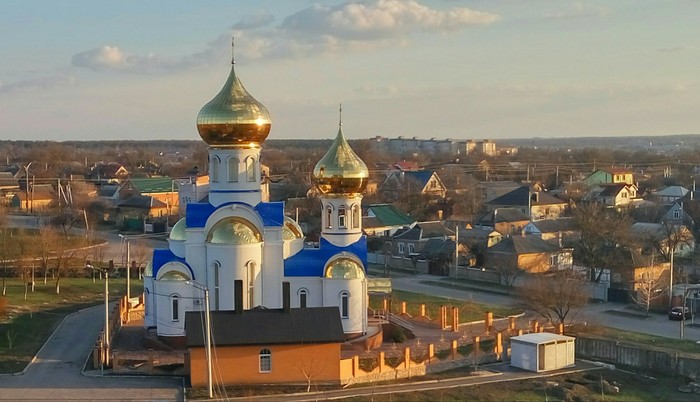 View from the oncology ward. - My, The photo, Church, Hospital, Надежда