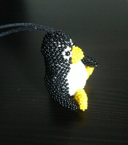 Personal Tuksik - My, Linux, Penguins, Beads, Handmade, With your own hands, IT, Admin, Do it yourself, Longpost