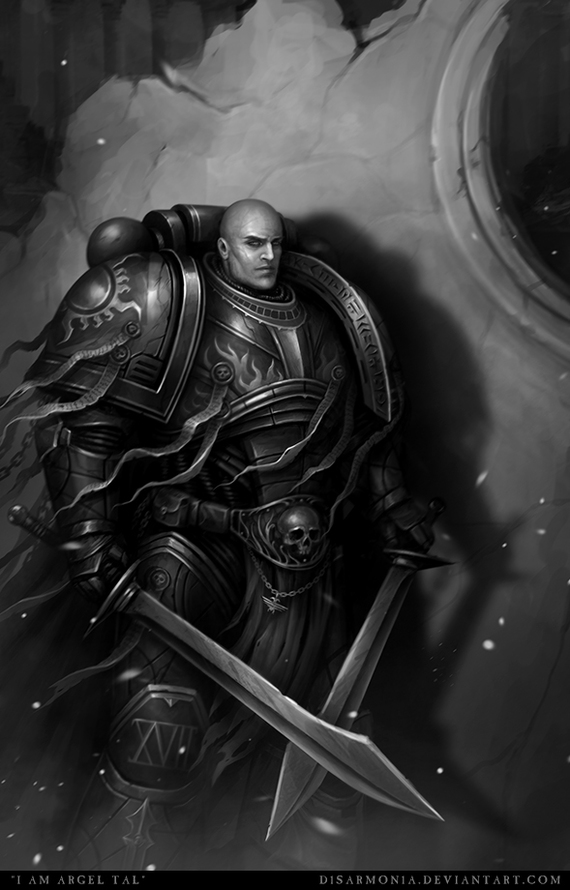 Argel Tal - Warhammer 40k, Wh Art, Space Marine, D1sarmon1a