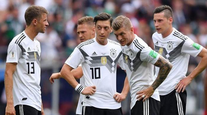 The German national team, according to tradition, as the winner of the previous World Cup, does not leave the group - Germany, Football, Traditions