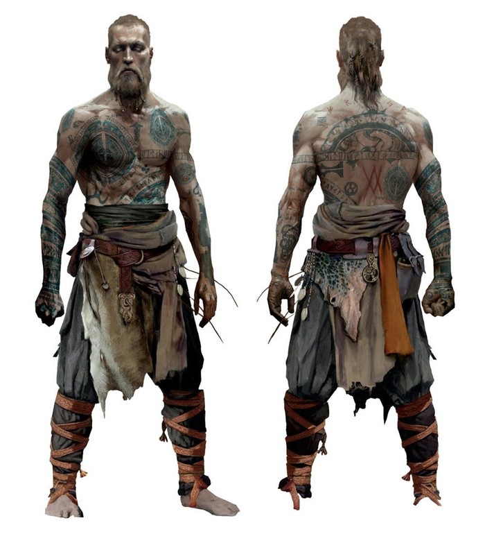 Concept art of Baldur - Art, Images, Concept Art, God of war, Baldr, Longpost