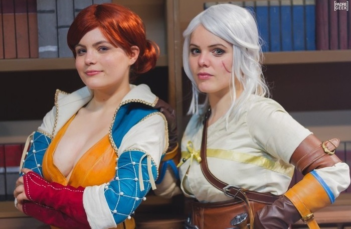 Merciless cosplay - The Witcher 3: Wild Hunt, The Witcher 3: Wild Hunt, Cosplay, Humor, Ciri, Triss Merigold