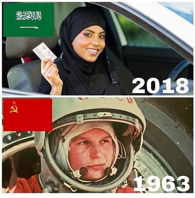 Women in Saudi Arabia allowed to drive - UAE, Female, Driver's license, Rights, Valentina Tereshkova, the USSR, Women