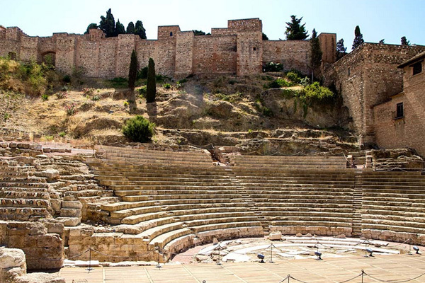 ROMAN THEATER - My, Spain, Malaga, , Legend, Story, , Andalusia