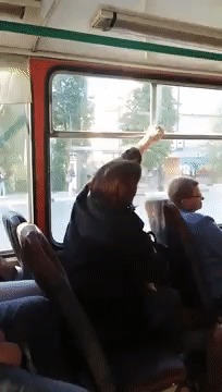 Мне жарко vs Мне дует Трамвай, Окно, Жара, Холод, Общественный транспорт, Гифка