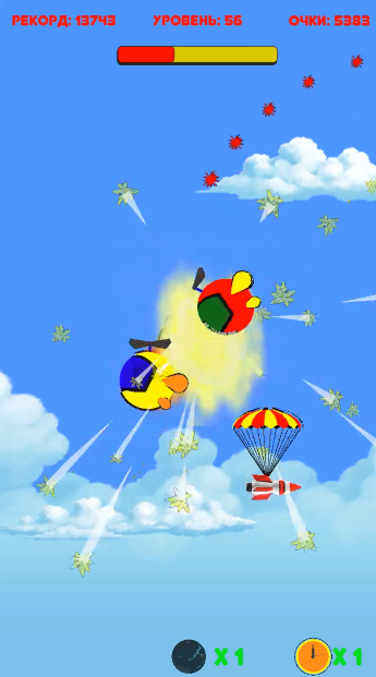 My first creation: Rocket Party - My, , Android Games, , Gamedev, Longpost