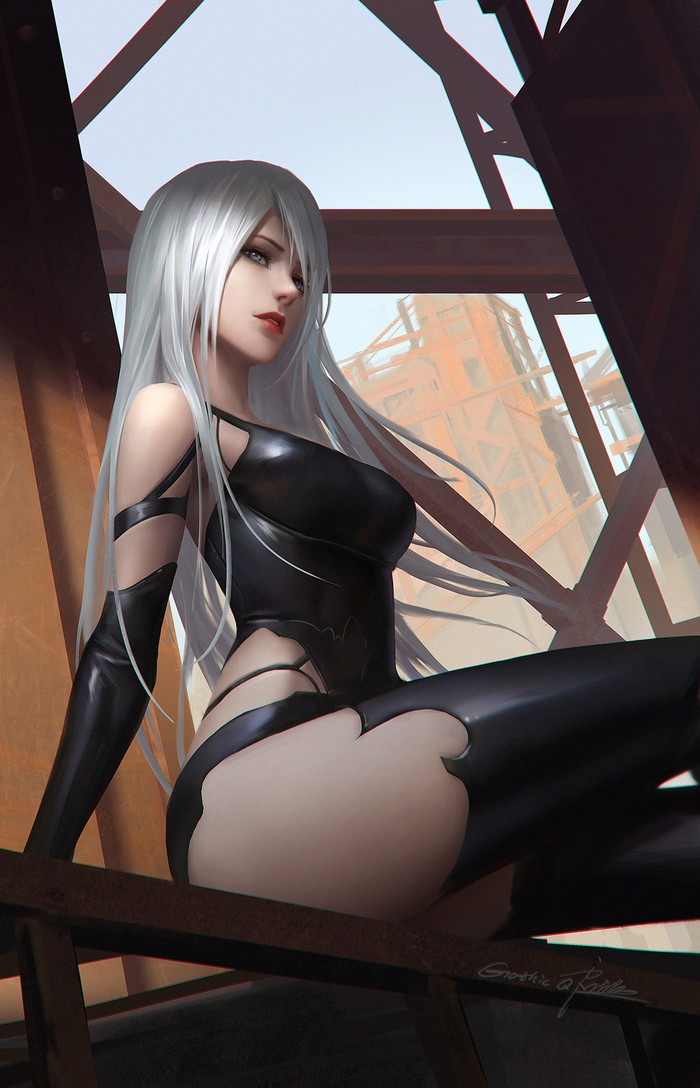 YoRHa Type A No.2 , , Nier Automata, Yorha unit no 2 type A, Qichao Wang