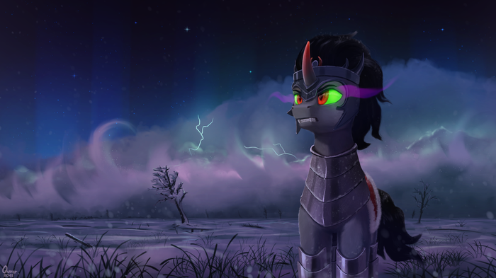 King Sombra , My Little Pony, King Sombra, Ponyart, Quver
