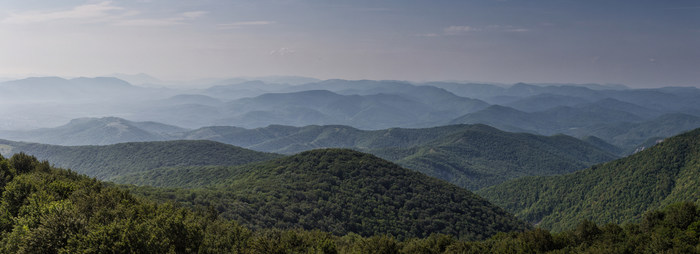 Vertices. - My, The mountains, , Fog, Forest, Vertex