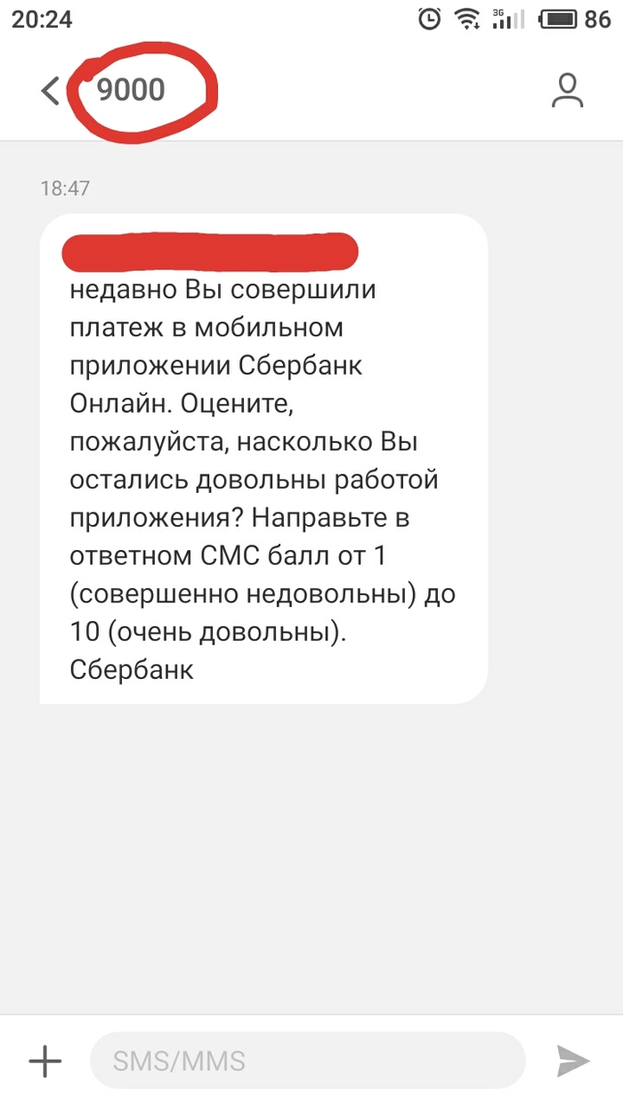 SMS. scammers - My, Fraud, Sberbank, Sberbank Online